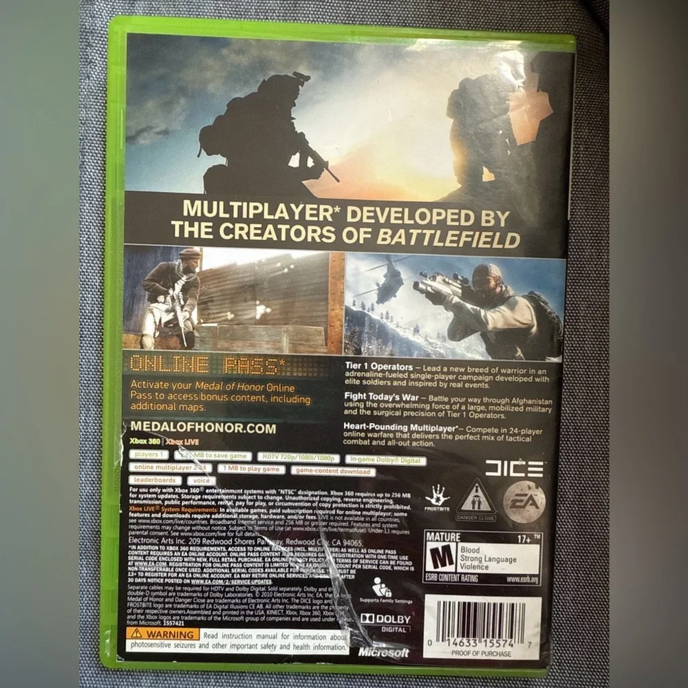 Medal Of Honor Limited Edition Xbox 360